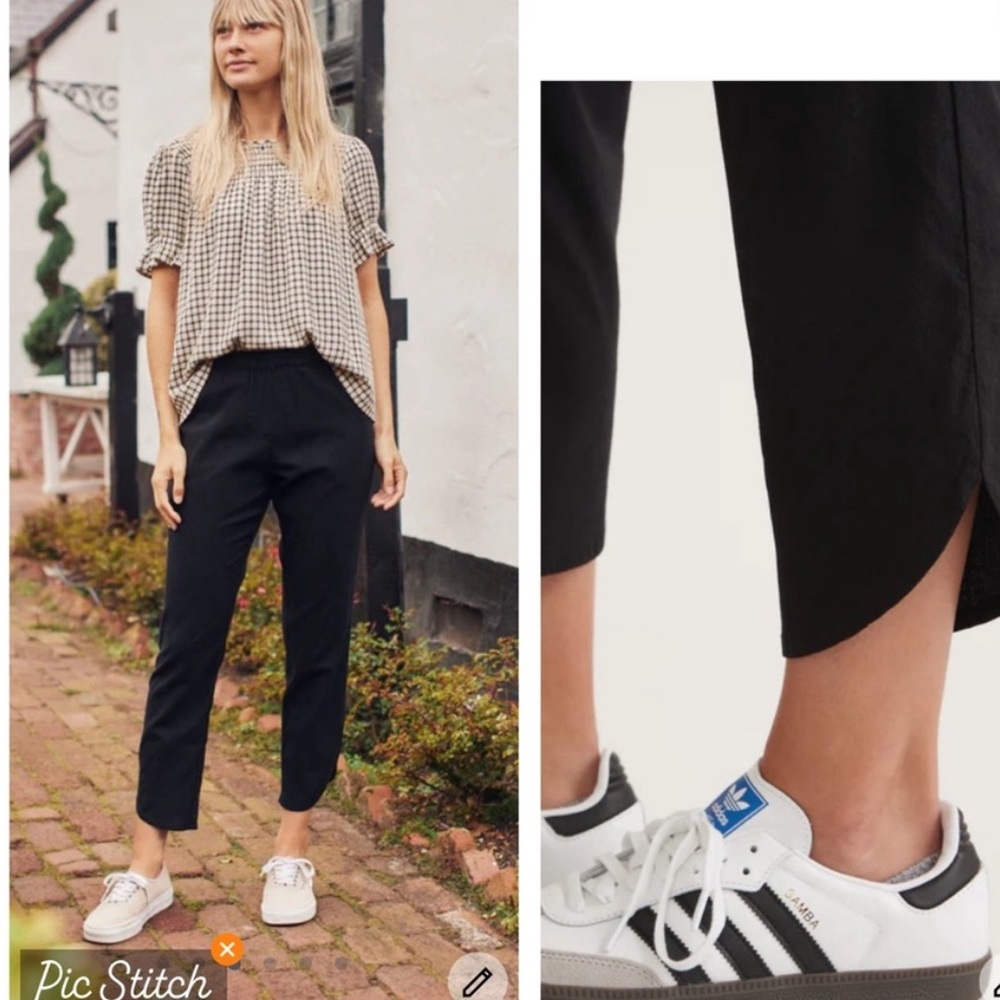 Marine Layer Allison Tencel Black Pant - Picture 2 of 11